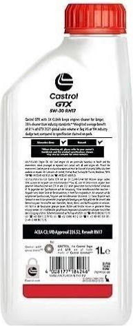 Castrol Gtx Λάδι Αυτοκινήτου 5W-30 1lt