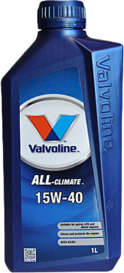 Valvoline All Climate Λάδι Αυτοκινήτου 15W-40 1lt