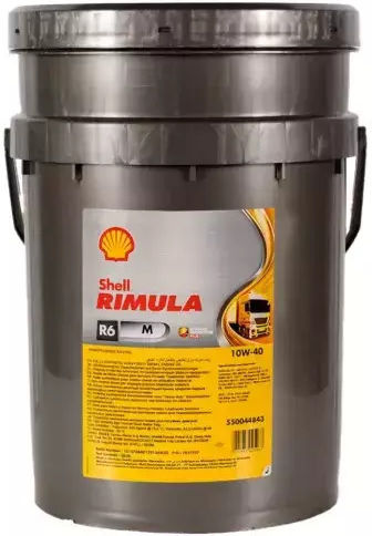 Shell Rimula R6 M Synthetisch,Polyester/Cotton/Leather Autopflegeöl 10W-40 20Es