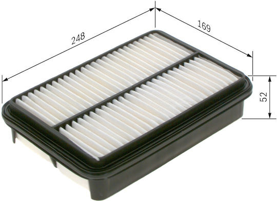 Bosch Car Air Filter for Citroen C4 Mitsubishi / Toyota