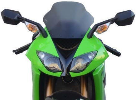 Fabbri Motorcycle Windshield & Windscreen Transparent Visor for Kawasaki Ninja ZX - 10 R K077