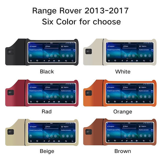 Bizzar Ηχοσύστημα Αυτοκινήτου για Land Rover Range Rover 2013-2017 (Bluetooth/USB/WiFi/GPS/Apple-Carplay/Android-Auto/CD) με Οθόνη Αφής 12.3"