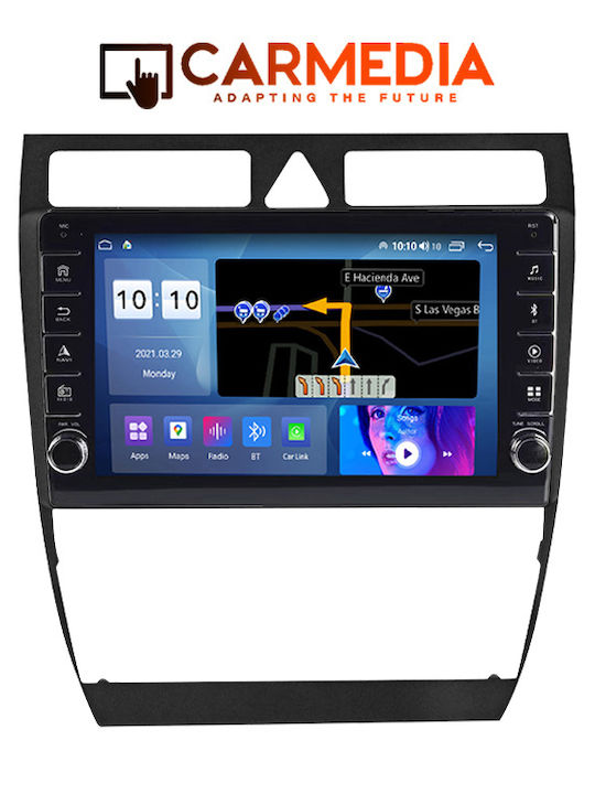 Carmedia Car Audio System for Audi A6 1998-2005 (Bluetooth/USB/WiFi/GPS/Apple-Carplay/Android-Auto) with Touch Screen 9"