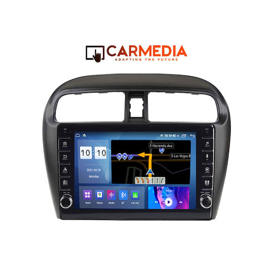 Carmedia Автомобилна Аудио Система (Блутут/USB/WiFi/GPS/Apple-Carplay/Android-Auto) с Тъчскрийн 9"
