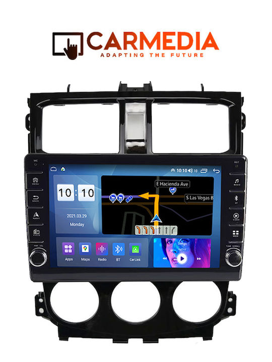 Carmedia Car Audio System for Mitsubishi Colt 2013-2023 (Bluetooth/USB/WiFi/GPS/Apple-Carplay/Android-Auto) with Touch Screen 9"