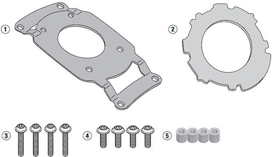 Bf43 Locking System Bag On Tank Scrambler 125-250-500 18 > 23 Givi