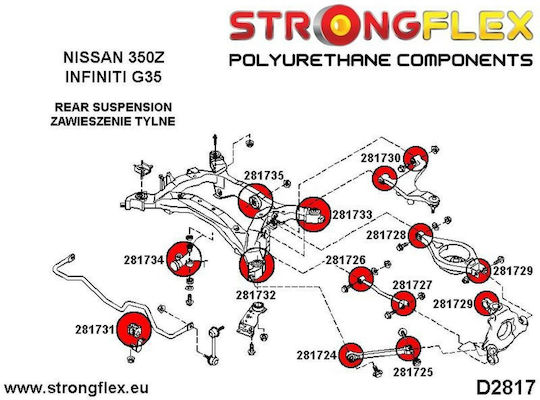 Strongflex Συνεμπλόκ για Nissan 350Z 281734A