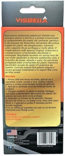 Kit de Restaurare Plastic Idealstore Restabilește Aspectul Original Rezistent la Intemperii Protejează Împotriva Decolorării Nu Lasă Reziduuri