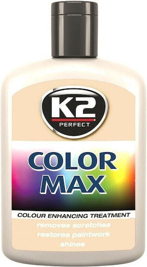 K2 Color Max Αλοιφή Κερώματος Αυτοκινήτου για Λευκές Αποχρώσεις Αμαξώματος 200ml