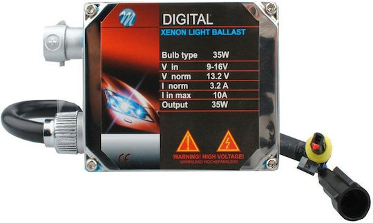 M-Tech Xenon Сет за Осветление Автомобил H7 35W 12V 6000К Ψυχρό Λευκό