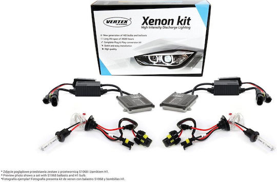 AMiO Xenon Сет за Осветление H1 Can bus 35W 12V 8000К Хладно бяло