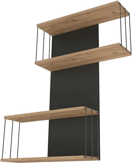 Destan Shelf Anthracite 65x19x96cm