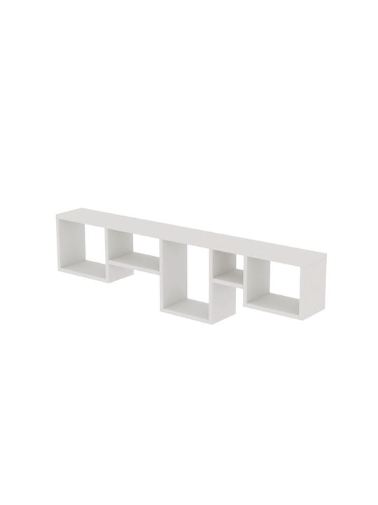 Ράφι Τοίχου Amanos White 120x17x32εκ.