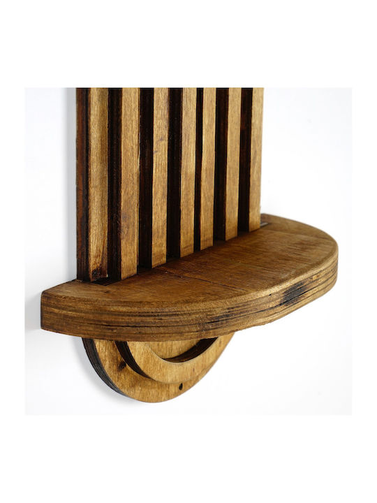 Wandregal Royal Oak Unicutil Walnuss 20x9x40cm