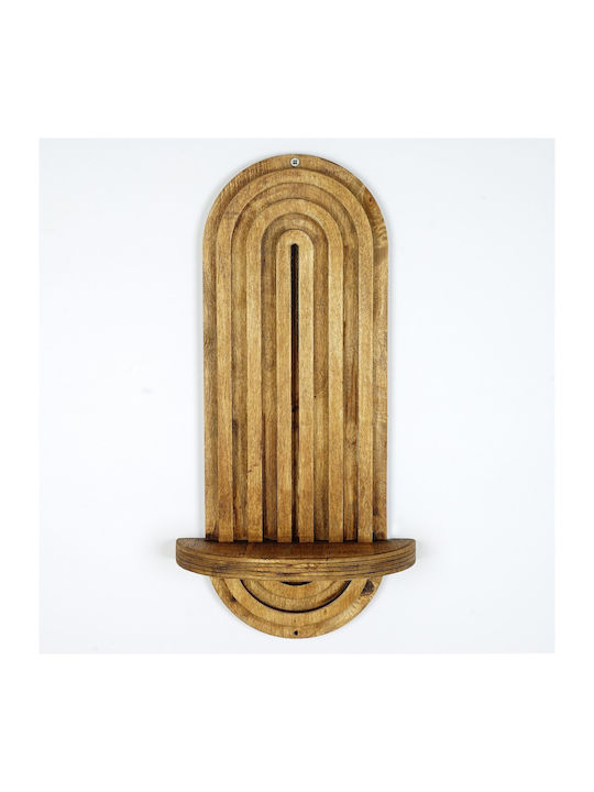 Wandregal Royal Oak Unicutil Walnuss 20x9x40cm