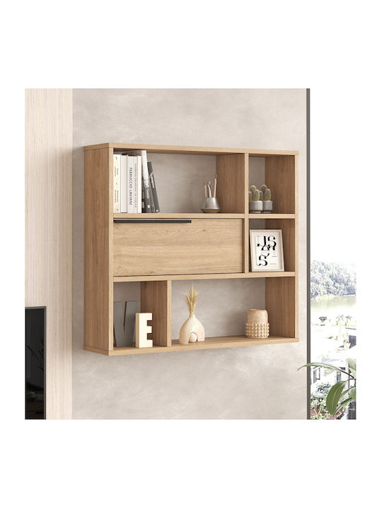Ράφι Τοίχου Light Light Walnut 90.1x22x81εκ.