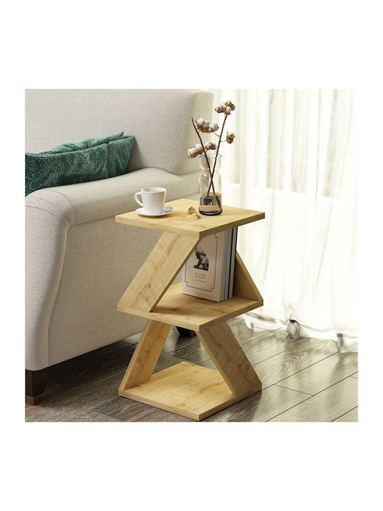 Rectangular Side Table Albeni Wooden Sapphire L30xW30xH50cm.