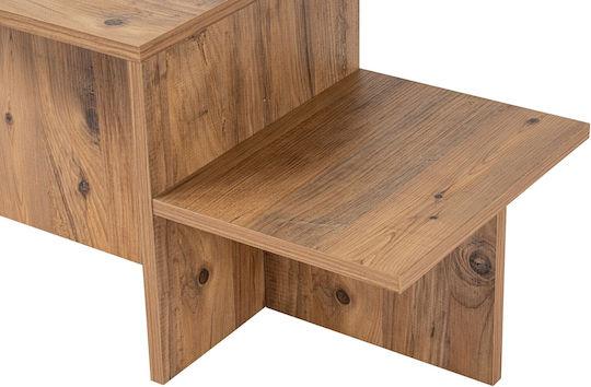 Rectangular Central Coffee Table Harmony Wooden Pine M80xL40xH40cm