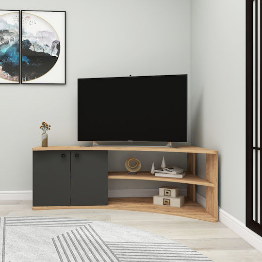 Телевизионни Мебели Termera Pine-антрацит М135xД67.7xВ48.6см