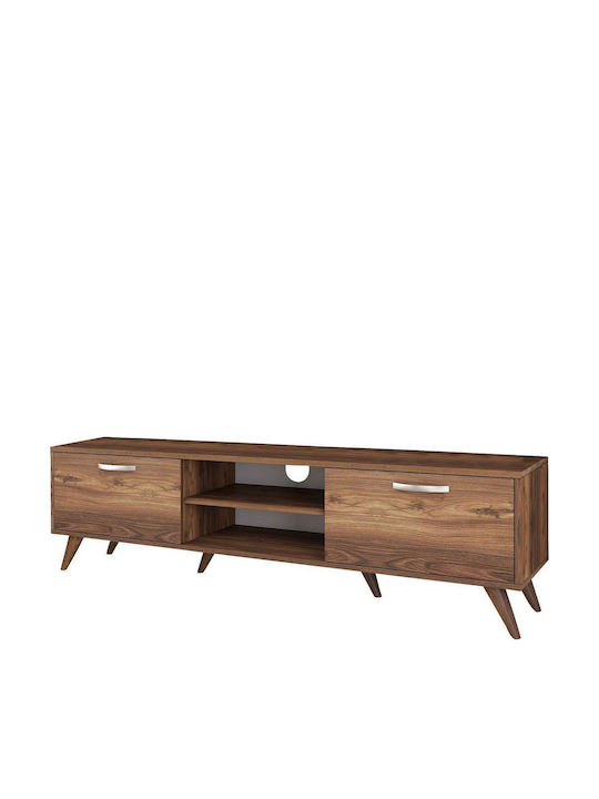 TV Stand Walnut L180xD35xH48.6cm