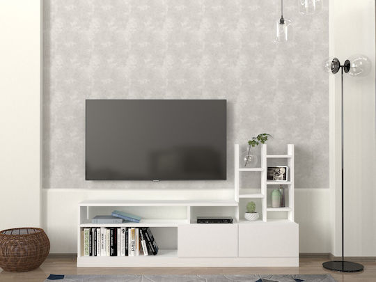 Suport TV Alb L164.4xW25xH91.3cm