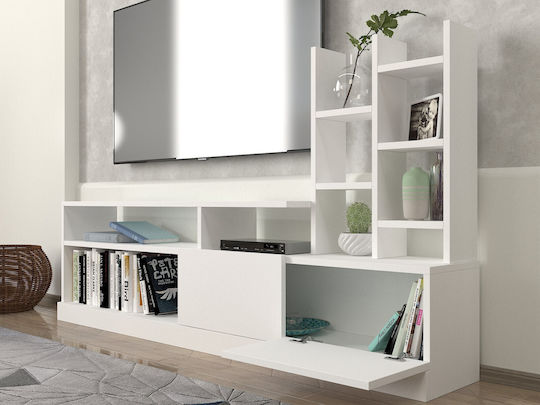 Suport TV Alb L164.4xW25xH91.3cm