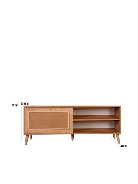Телевизионно Мебелче Natural М138xД41xВ55см