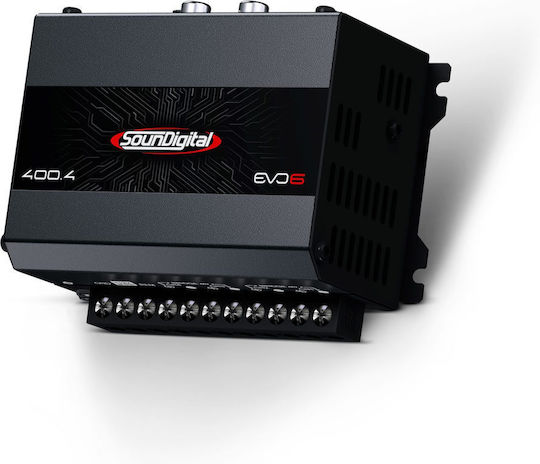 SounDigital Car Audio Amplifier Sd400.4 Evo6 4 Channels (A Class)