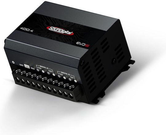 SounDigital Car Audio Amplifier Sd400.4 Evo6 4 Channels (A Class)