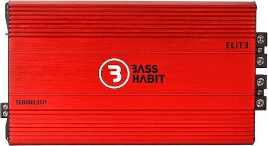 Bass Habit Ενισχυτής Αυτοκινήτου 1 Καναλιού (Κλάση D)