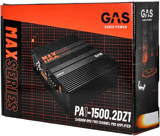 Gas Audio Power Amplificator Auto MAX PA1-1500.2DZ1 2 canale (Clasa D)
