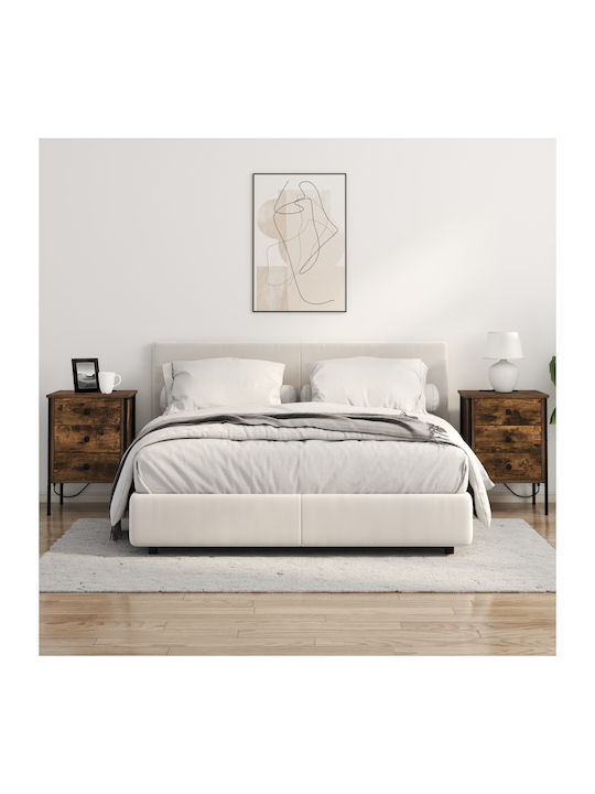 Bufet cu Sertare Stejar afumat 42x41x61cm