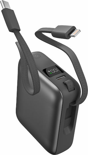 Akashi Baterie Externă 10000mAh 22.5W Cu Port De Ieșire USB-C Power Delivery Gri