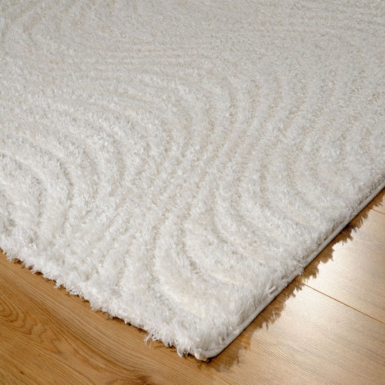 Tzikas Carpets Queen Килим Правоъгълена White-Cream