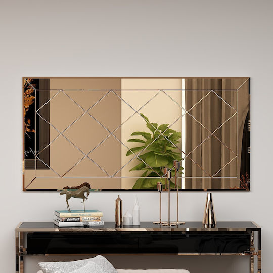 Огледало за стена Zeora 116sam1165 60x2.2x120см Бронз Hanah Home MDF Огледало за стена Zeora 116sam1165 60x2.2x120см Бронз Hanah Home MDF