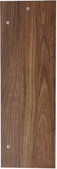 Aberto Design Basic Καθρέπτης Τοίχου Ολόσωμος με Καφέ Ξύλινο Πλαίσιο 120x40cm