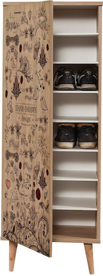 Holz Schuhschrank Filinta 50x38x135cm