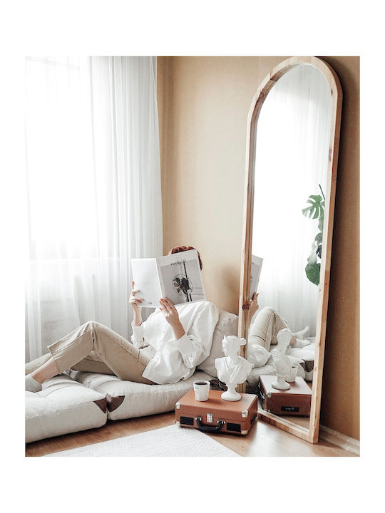Multifunctional Bean Bag Chair Cream 60x80x70cm