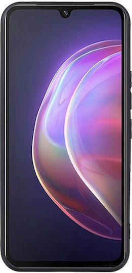 Matte Back Cover Σιλικόνης Μαύρο (Vivo V21 5G)