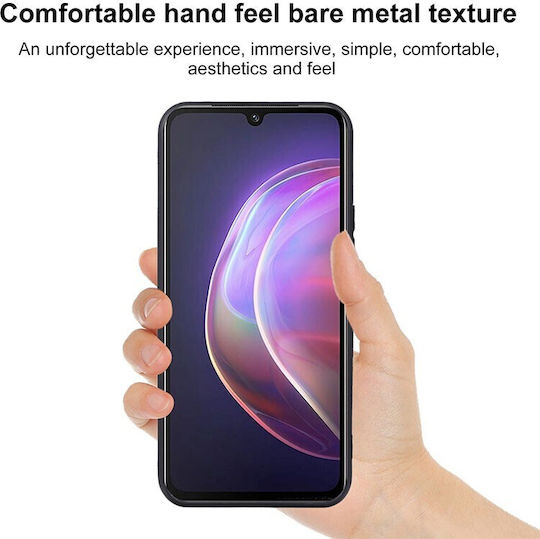Matte Back Cover Σιλικόνης Μαύρο (Vivo V21 5G)