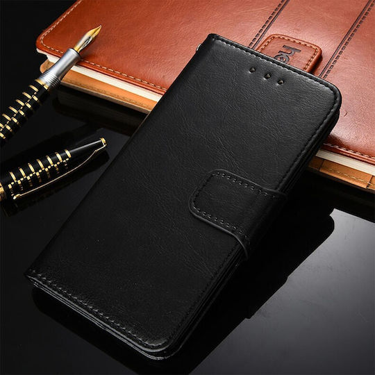 Crystal Texture Wallet Δερματίνης Μαύρο (Vivo V21 5G)
