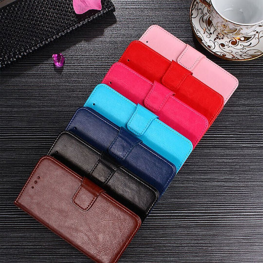Crystal Texture Wallet Δερματίνης Μπλε (Vivo V21 5G)