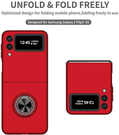 Back Cover Plastic Red (Galaxy Z Flip3)