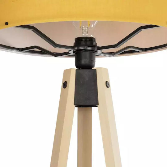 GloboStar Saga Stehleuchte H140xB38cm. mit Fassung für Lampe E27 Beige
