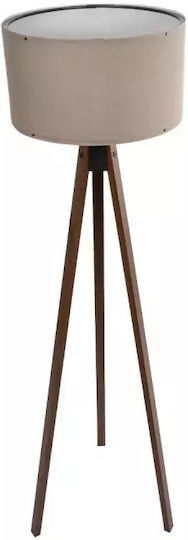 GloboStar Saga Lampa de podea Î140xL38cm. cu Soclu pentru Bec E27 Gri
