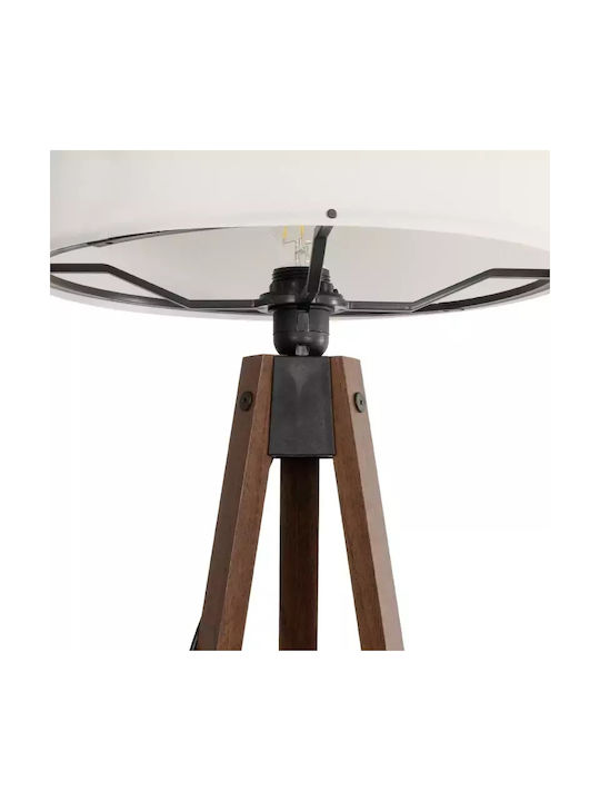 GloboStar Saga Floor Lamp H140xW38cm. with Socket for Bulb E27 Beige