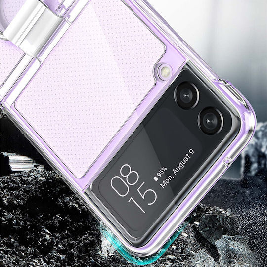 Glossy Back Cover Plastic White (Galaxy Z Flip3)