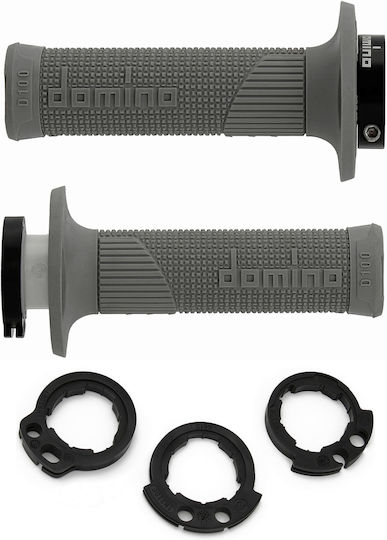 Motorradlenker und Lenkergewichte Paar Mx D100 D-Lock Graue Lock-On Griffe D10046c5200a9-0 Domino