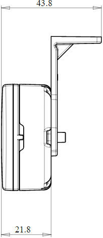 Side Oval LED Light 1224V White