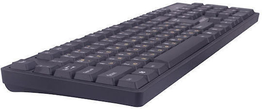 Makki KBX-008 + mouse Комплект клавиатура и мишка Кирилски Черен